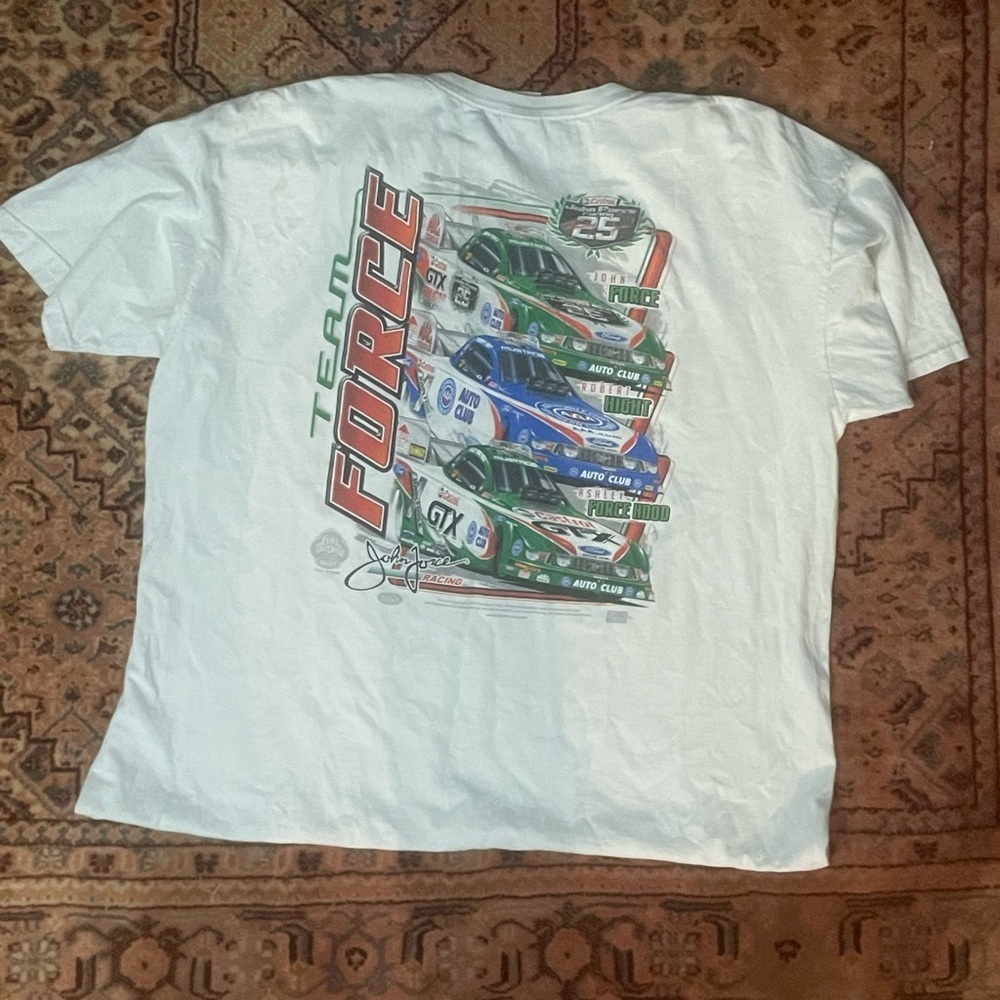 John Force 25th Anniversary T Shirt